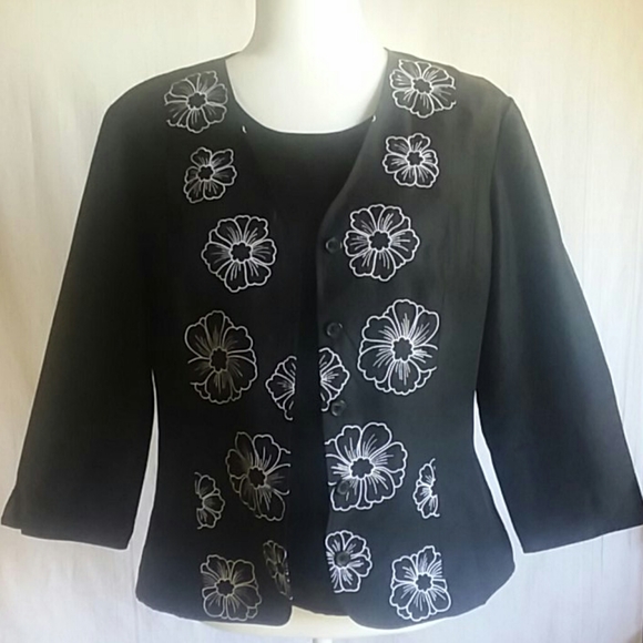 Willi Smith Jacket and Blouse. - Picture 1 of 2